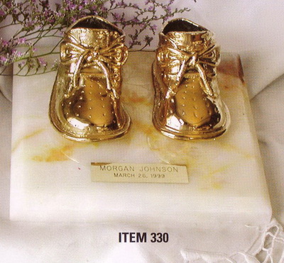 Unique Baby Shoes on Rader S Engraving   Bronze Baby Shoes